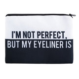 Lashes white 3D Printing makeup bag - Miss Evita