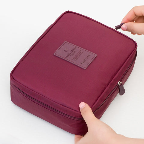 Zipper Man Women Makeup bag - Miss Evita
