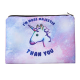 Lashes white 3D Printing makeup bag - Miss Evita