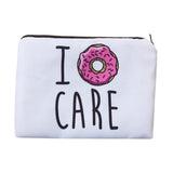 Lashes white 3D Printing makeup bag - Miss Evita