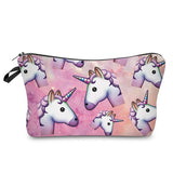 3D Unicorn Printing Cosmetic Bags - Miss Evita