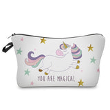 3D Unicorn Printing Cosmetic Bags - Miss Evita