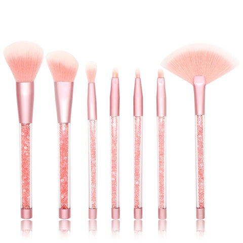 7pcs Diamond Handle Glitter Brushes - Miss Evita