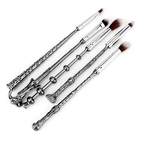 5pcs Cartoon Metal Brushes Set - Miss Evita