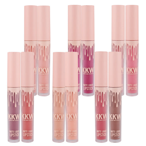 Waterproof Liquid Lip Gloss Pop Matte Kkw Llipstick - Miss Evita