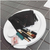 Black Letter V Cosmetic Bag - Miss Evita