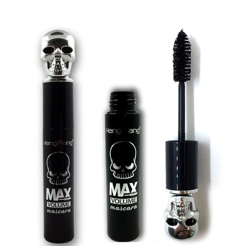 Black Chiffon Skull Mascara Stretch Curl Waterproof - Miss Evita