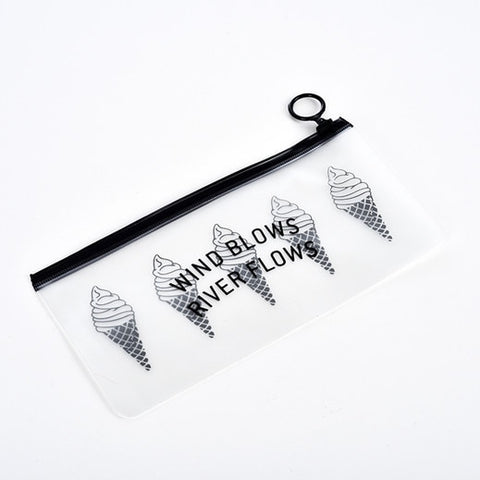 Clear Transparent Cosmetic Bag - Miss Evita