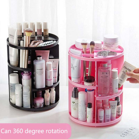 360-degree Rotating Makeup Organizer - Miss Evita