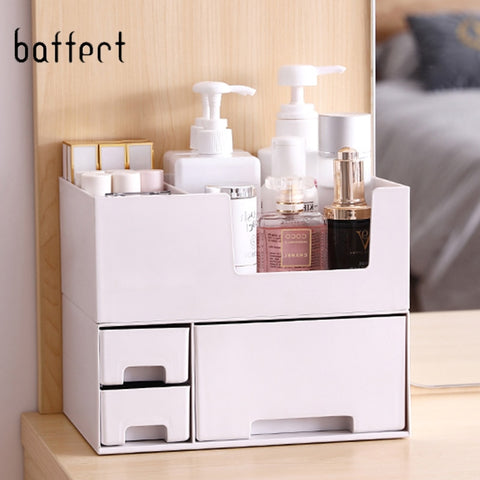 Plastic Cosmetic Storage Box Multifunction Makeup Organizers - Miss Evita