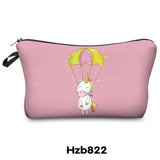 Printing Unicorn Cosmetic Bag Multicolor Pattern - Miss Evita