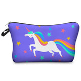 Printing Unicorn Cosmetic Bag Multicolor Pattern - Miss Evita