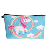 Printing Unicorn Cosmetic Bag Multicolor Pattern - Miss Evita