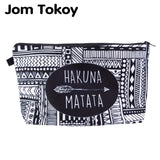 Black And White Cosmetic Bags - Miss Evita