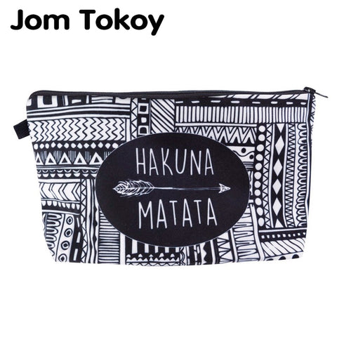 Black And White Cosmetic Bags - Miss Evita