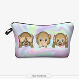 Black And White Cosmetic Bags - Miss Evita