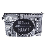 Black And White Cosmetic Bags - Miss Evita