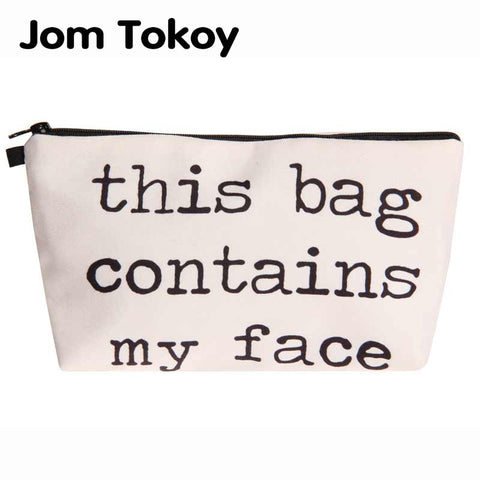 Funny Printing Cosmetic Bag - Miss Evita