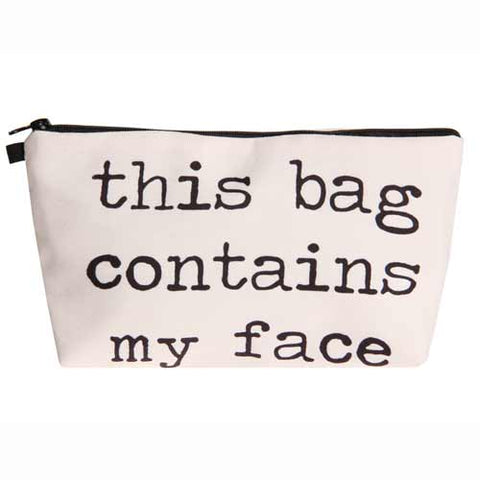 Funny Printing Cosmetic Bag - Miss Evita
