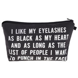 Funny Printing Cosmetic Bag - Miss Evita