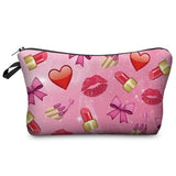 Love Printed cosmetic organizer bag - Miss Evita