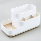 Plastic White Makeup Organizer - Miss Evita