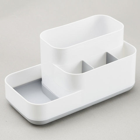 Plastic White Makeup Organizer - Miss Evita
