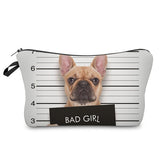 3D Printed Cosmetic Bags Cute Pug - Miss Evita