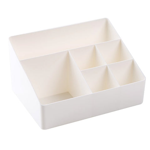 White Plastic Makeup Organizer - Miss Evita