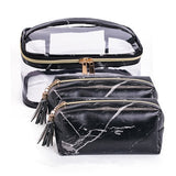 PVC Transparent Pink Cosmetic Bag - Miss Evita
