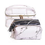 PVC Transparent Pink Cosmetic Bag - Miss Evita