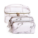 PVC Transparent Pink Cosmetic Bag - Miss Evita