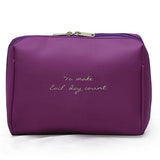 Solid Color Cosmetic Bag - Miss Evita