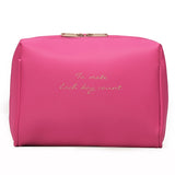 Solid Color Cosmetic Bag - Miss Evita