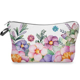 Flowers 3D printing Cosmetic Bag - Miss Evita