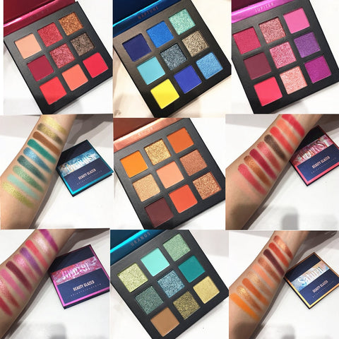 5 Style 9Color Glitter Eyeshadow Palette - Miss Evita