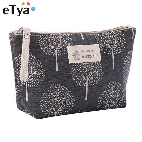 Women Plaid Travel Cosmetic Bag - Miss Evita
