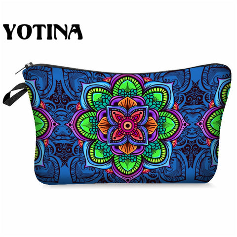 Floral Printing Makeup Bags - Miss Evita